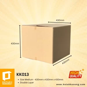 Kotak KK013 (430 X 430 X 430 mm) - Double Layer Medium