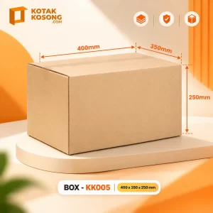 Kotak KK005 (400 x 350 x 250 mm) - Single Layer