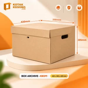 Kotak KK011 (420 x 350 x 285 mm) - Regalia Size Archive Box