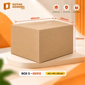Kotak KK012 (483 X 355 X 355 mm) - Double Layer Small